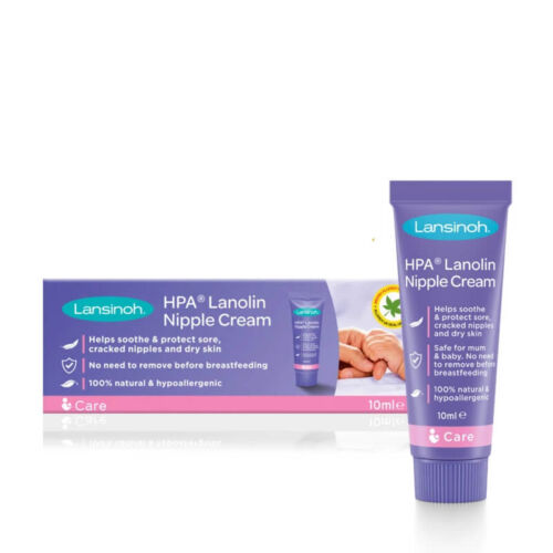 Lansinoh HPA Lanolin Nipple Cream for Sore Nipple & Cracked Skin, 100%  Natural Single Ingredient, Breastfeeding Essential, Tasteless, odourless